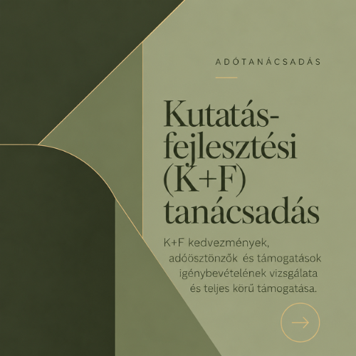Kutatás-fejlesztési (K+F) tanácsadás
